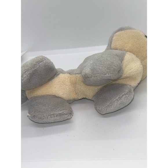Flufff N Stuff Mushy The Puppy Blue Eyes  Dog Plush Husky Mini Beanie Toy Kid 6” - Picture 8 of 8